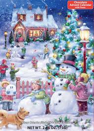 Snowman Celebration Chocolate Advent Calendar Chocolate Advent Calendars Vermont Christm In 2020 Chocolate Advent Calendar Vermont Christmas Company Christmas Scenes