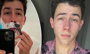 Nick Jonas shows off his 'fresh face' after shaving for the 'first time in  a long time'