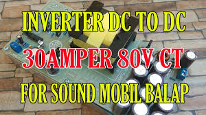 Rangkaian inverter ini biasanya akan mengubah dari tegangan sebesar 12 v menjadi 220 v yang biasa juga disebut 12v to 220v inverter. Smps Inverter 30amper 3 6kva Input 12v Dc Out Ct 80v Youtube