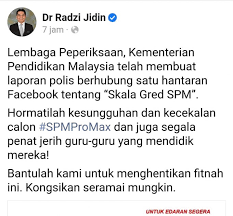 Lembaga peperiksaan malaysia (lpm) (tulisan cina: Gred Markah Spm 2020 Bukan Milik Lembaga Peperiksaan Kpm