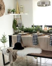 Black And White Buffalo Plaid Christmas Table No Sew Fringe Napkins Christmas Tablescapes Christmas Home Decor