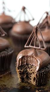 Triple Chocolate Cupcakes Desserts Triple Chocolate Dessert Healthy Sweets