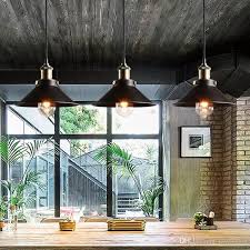 Shop thousands of pendant lights in every color, height, and design Lighting Chandeliers Pendant Lights Edison Vintage Industrial Pendant Light Shade Retro Black Metal Hanging Ceiling Uk