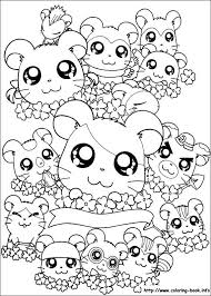 We have here coloring pages that suitable for toddlers and for preschoolers. Kawaii Coloring