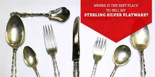 Antique Silver Flatware Where Is The Best Place To Sell My Sterling Silver Flatware Sterling Silver Flatware Silver Flatware Flatware