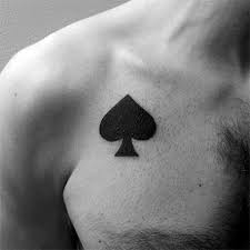 Black Ace Of Spades Logo 70 Spade Tattoo Designs For Men One Of The Suits Spade Tattoo Ace Tattoo Ace Of Spades Tattoo