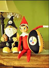 Elf On The Shelf Ideas Elf On The Shelf Elf Elf Antics The steelers posted a picture of their 'elf on the shelf' on facebook and asked steeler nation what they should call it. pinterest