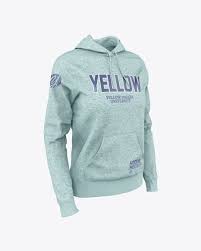 Women S Hoodie Mockup In Apparel Mockups On Yellow Images Object Mockups