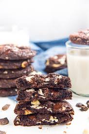 Ultimate Double Chocolate Chip Cookies The Flavor Bender Double Chocolate Chip Cookie Recipe Dark Chocolate Chip Cookies Double Chocolate Chip Cookies