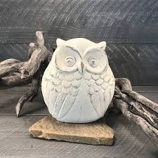 Add to favorites owls, cast stone garden owl statues, two concrete owls, pair of cement owls, owl garden decor, owl figures for outdoors. Concrete Statues Owl Statue Cement Owl Patio Art Barn Owl Etsy Owl Garden Decor Painted Owl Owl Statue