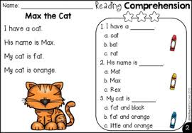 2nd grade math worksheets simple reading prehension. Free Kindergarten Reading Comprehension And Questions By Teaching Biilfizzcend
