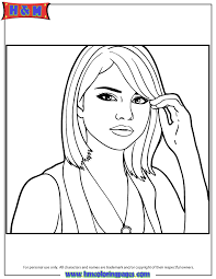By haley goldberg selena gomez is the queen of instagram. Celebrity Selena Gomez Coloring Page Gif 670 867 Color Pencil Drawing Art Sketches Sketches