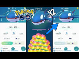 Pokémon go is built on niantic's real world gaming platform and will use real locations to encourage players to search far and your cp for lapras is still the old value. Pokemon Go Maxing Out Two Kyogre At 3400 Cp Level 30 170k Stardust Spending Spree Youtube
