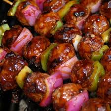 Burger Balls On Skewers Recipe Skewer Recipes Food Recipes