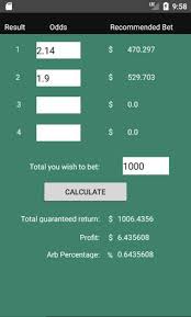 Arbitrage Calculator For Android Apk Download