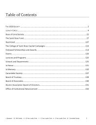 2011 Donor Report by The College of Saint Rose