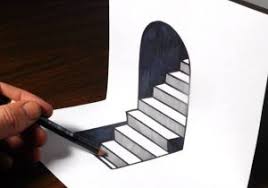 How To Draw 3d Drawings On Paper Step By Step Easy How To Draw 3d Steps Easy Trick Art Youtube Easy Drawings 3d Drawings Drawings