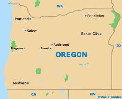 Oregon's population is 87% white, 13.4% hispanic or latino, 5% asian, 2.2% african american, and 1.8% native american. Portland Oregon On Us Map Maps Catalog Online