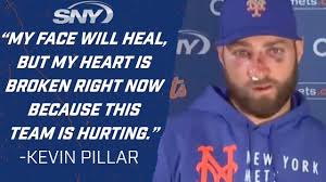 Mitchell immediately fell to the ground clutching his face with both hands. Kevin Pillar On How He S Feeling After Being Hit In The Face By A Pitch Monday Night Ny Mets Sny Youtube