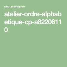 Epingle Sur Ce1