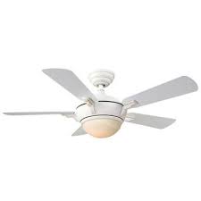 Don't forget to try a new battery in the remote before changing it. Hampton Bay Midili White Ceiling Fan 44 Inch 71608 Home Depot Canada 99 00 White Ceiling Fan Ceiling Fan Installation Ceiling Fan With Light