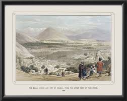 Kabul Afghanistan 1842 Restored Map ...