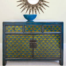 Step Up Triangles Furniture Stencil Stencil Furniture Geometric Furniture Patterned Furniture