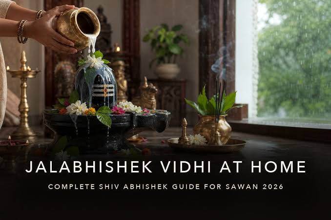 Shivling Jalabhishek and Puja Vidhi during Shravan, AI generated