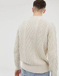 We did not find results for: J Crew Mercantile Crew Neck Fisherman Cable Knit Jumper In Cream Marl Asos