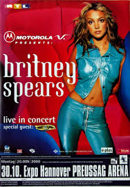 I'm so excited to hear what you think about our song together !!!! Spears Britney 2000 Konzertplakat Concert Tourposter Hannover Ebay