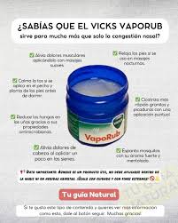 Por✍️Tu Guía Natural ¿Sabías que el Vicks VapoRub sirve para mucho más que  solo congestión nasal? 🌬️🌿 Ese tarrito con aroma mentolado que todos  tenemos en casa esconde más secretos de los