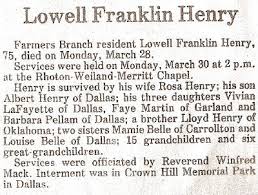 Lowell Franklin Henry