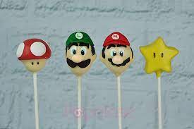 Super mario mushroom cake pops. Mario And Luigi Cake Pops At Playtime Chatswood Popolate