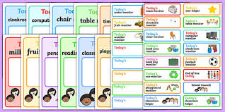 classroom jobs and responsibilities teaching resources