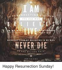 Re S U R R E C T I O E L I Whoever Live S By Belle In G In Me Will Never Die O U Belie Ve T Hi S D O