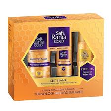 Essence ini memiliki kandungan kombinasi gold extract dan silk untuk usia 30 tahun ke atas, rangkaian produk safi age defy sangat pas. New Safi Rania Beetox Bio Nano Gold 24k Day Set Serum Concentrated Shopee Malaysia