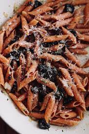 Black Olive Red Lentil Pasta Naturally Recipe Lentil Pasta Red Lentil Pasta Recipes Black Olives Recipes