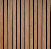 Akustikpanel Lux Natur Eg Lakeret 600x2400x20mm Sort Filt