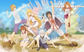 Anime To Aru Kagaku No Railgun Mikoto Misaka Accelerator To Aru Kagaku No Railgun Teitoku Kakine Shizuri Mugino Misaki Shokuhou Gunh Anime Engracado Atrizes