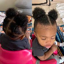Connected 2 Ponytails Baby Girl Hairstyles Baby Hairstyles Toddler Hair