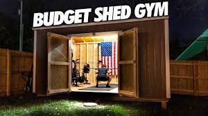 How to build a garden gym. I Built A Budget Home Gym In A Backyard Shed Youtube