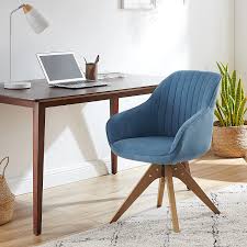 Maybe you would like to learn more about one of these? Buy Art Leon Mid Century Modern Swivel Accent Chair Lily Sky Blue With Wood Legs Armchair For Home Office Study Living Room Vanity Bedroom Online In Indonesia B078xcflq6