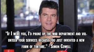 Does it compete with simon cowell's. Simon Cowell Or Gordon Ramsay Who Has The Best Insults Ever