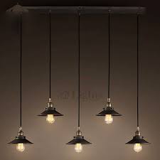 5 Light Black Vintage Industrial Pendant Lighting Pendant Lighting Industrial Pendant Lights Industrial Pendant