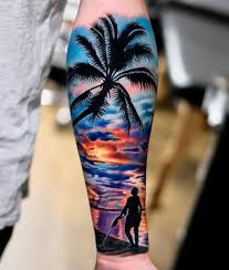 Incredibly detailed palm tree silhouette. 50 Best Palm Tree Tattoo Designs In 2021 For Tree Lovers