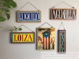 Custom Order Puerto Rico Wall Hanging Puerto Rican Art By Lena Del Sol Langaigne Puerto Rico Art Caribbean Decor Puerto Rican Artwork