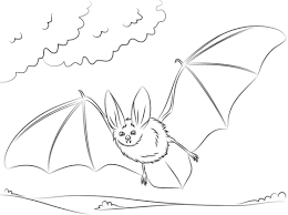 Townsend S Big Eared Bat Coloring Page Free Printable Coloring Pages Bat Coloring Pages Animal Coloring Pages Coloring Pages