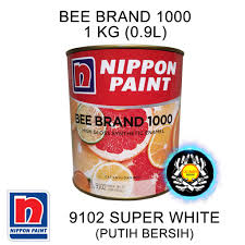 Check spelling or type a new query. Cat Bee Brand 1000 Bs 9102 Super White Putih Bersih Cat Minyak Besi Kayu Nippon Paint Synthetic Shopee Indonesia