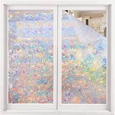 Rabbitgoo 3d Fensterfolie Selbstklebend Dekorfolie Sichtschutzfolie Statisch Haftend Anti Uv 60cm X 200cm In 2020 Fensterfolie Sichtschutzfolie Fenster Privatsphare