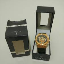 Jam Maserati Authentic Potenza Auto Black Barang Mewah Jam Tangan Di Carousell